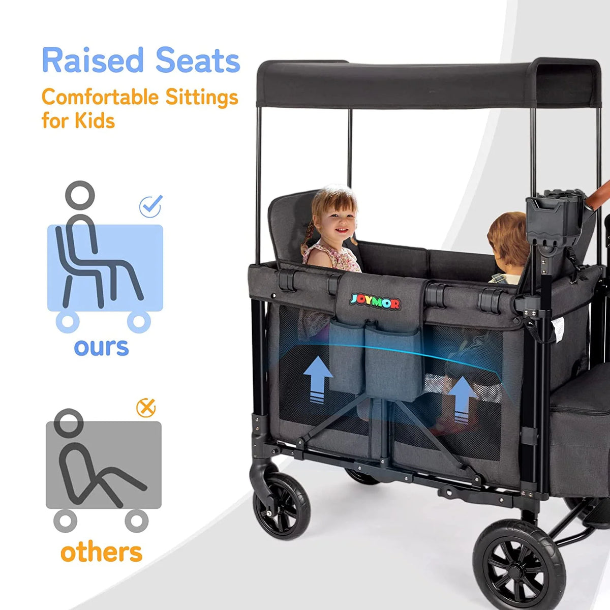 Double Stroller Wagon for 2 Kids T11456