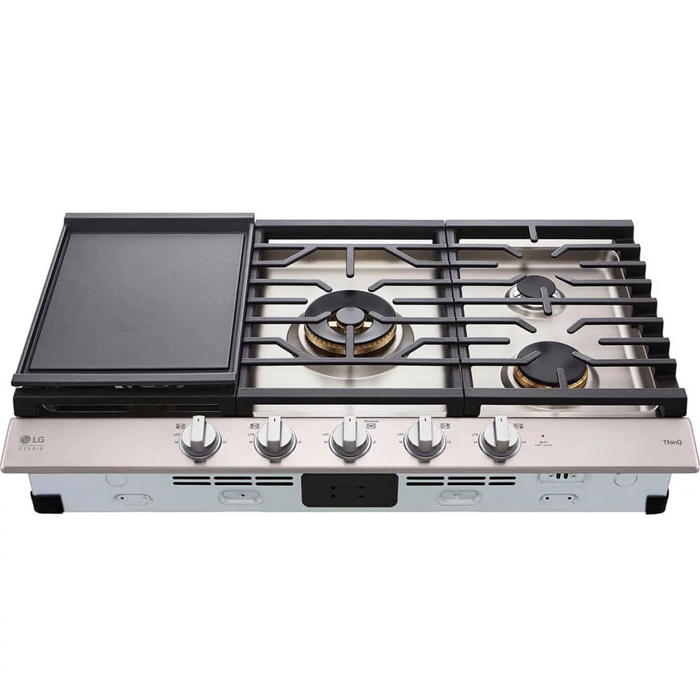 36 inch Stainless 5-Burner Built-In Gas Cooktop L3784