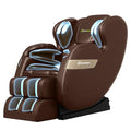 Full Body Dual-core S Track Shiatsu Massage Recliner with Zero Gravity, APP, LCD, Heat, Bluetooth, Black L39625