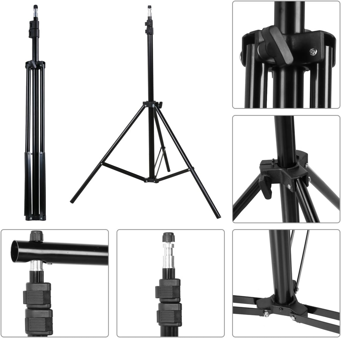Adjustable Backdrop Support System Kit with Carry Bag R9091