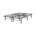 14 Convertible High Platform Metal Bed Frame, Twin/Full, Black G782