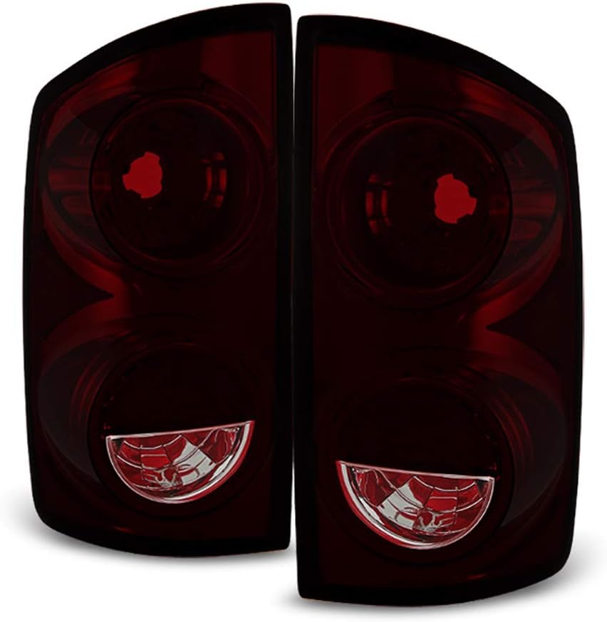 Red Smoke Tail Lights Lamps Left+Right C5328