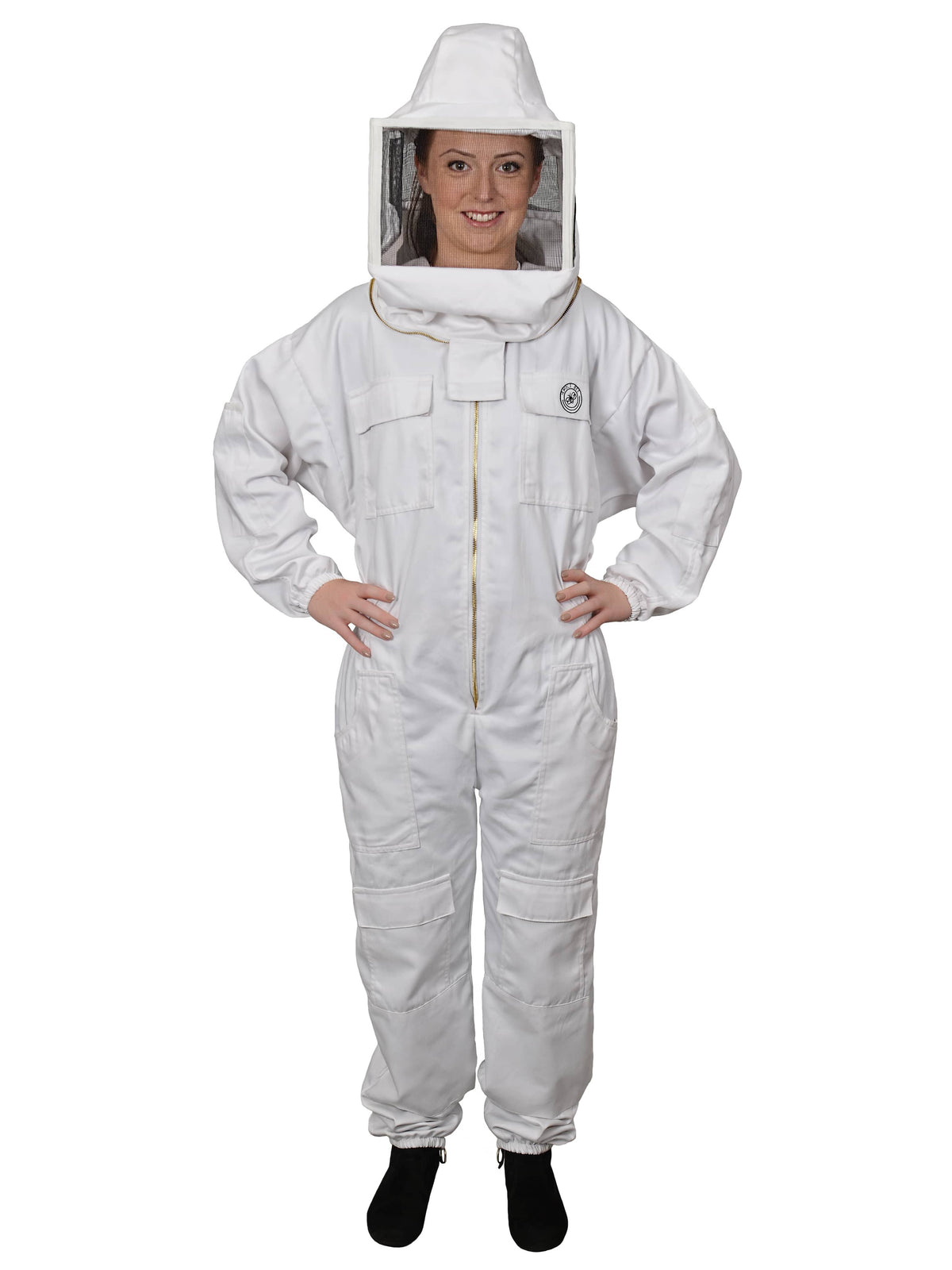 Polycotton Beekeeping Suit with Square Veil (Small) A59905