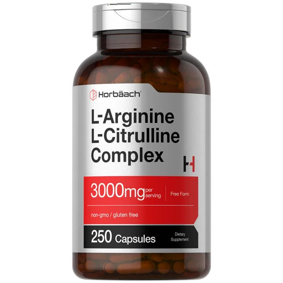 L-Arginine L-Citrulline Complex 3000mg 250 Capsules E941