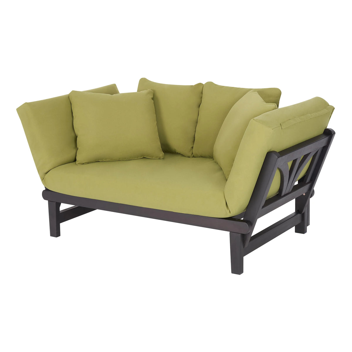 Convertible Outdoor Daybed Sofa Green Cushion V335585