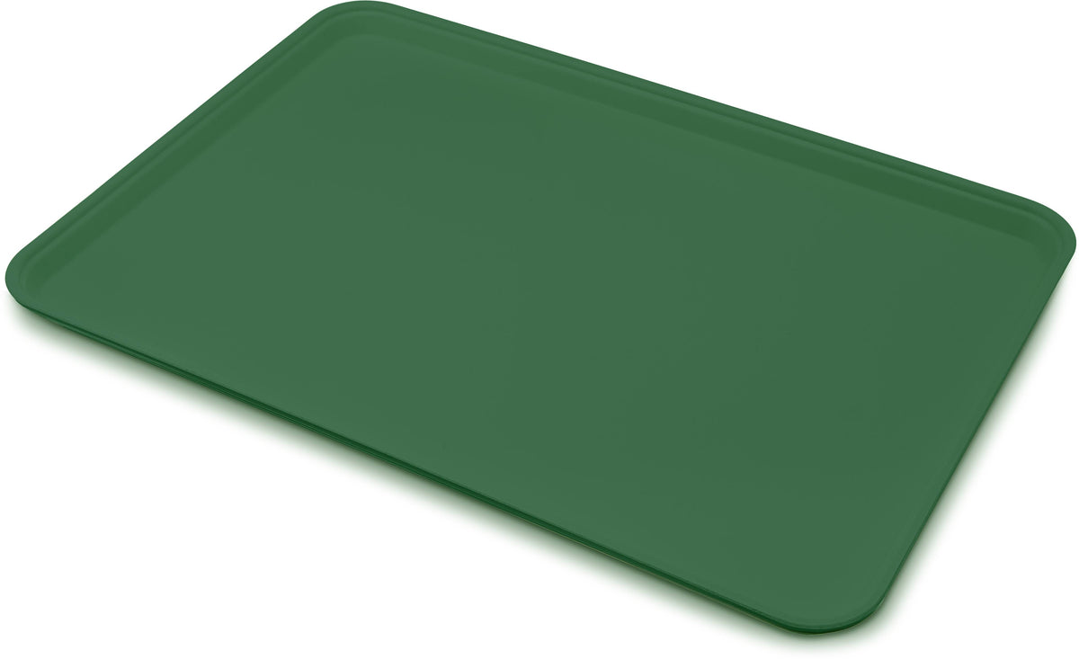 Forest Green 18x22 x 26x22 Fiberglass Tray - 6/Case X640