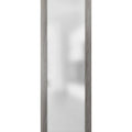 Slab Barn Door Panel Frosted Glass Ginger Ash 36x22 x 80x22 Z3580