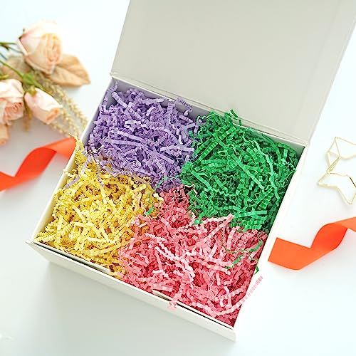 Christmas Crinkle Cut Paper Shred Filler Gift Wrap Confetti B224240