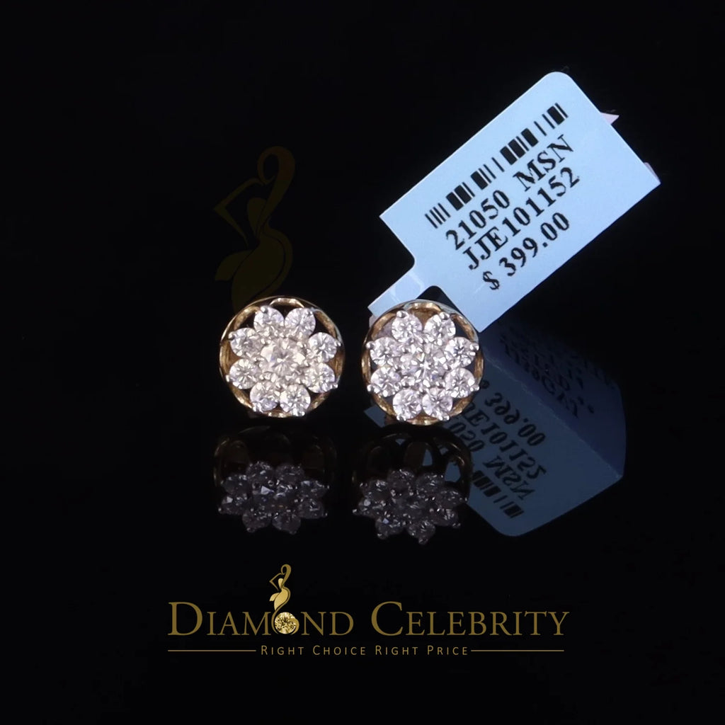 925 Silver Floral Stud Earrings X882