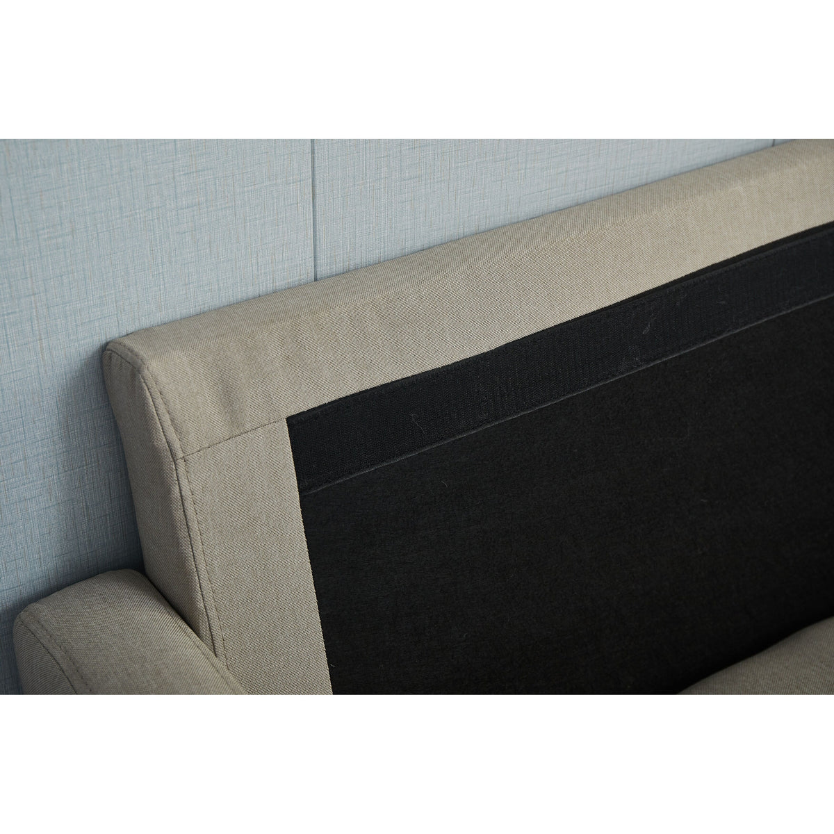 Sky Blue Linen 2 Piece Loveseat and Sofa C2568