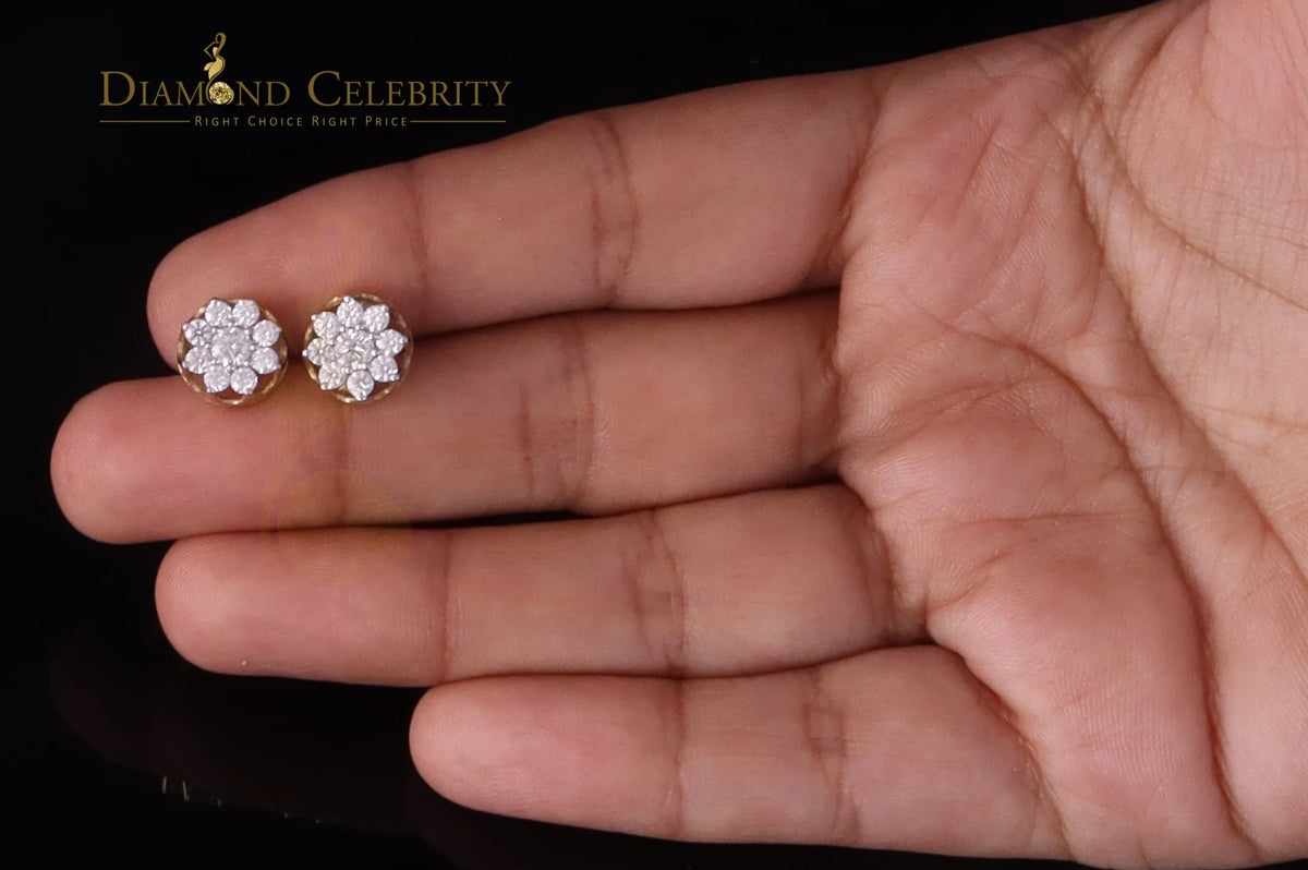 925 Silver Floral Stud Earrings X882