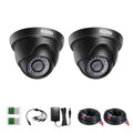 2 Pack 2MP 1080p HD-TVI Security Camera Outdoor Indoor 80ft Night Vision S9917