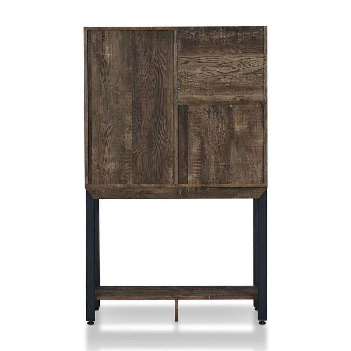 Wood 8-Bottle Wine Cabinet Y406