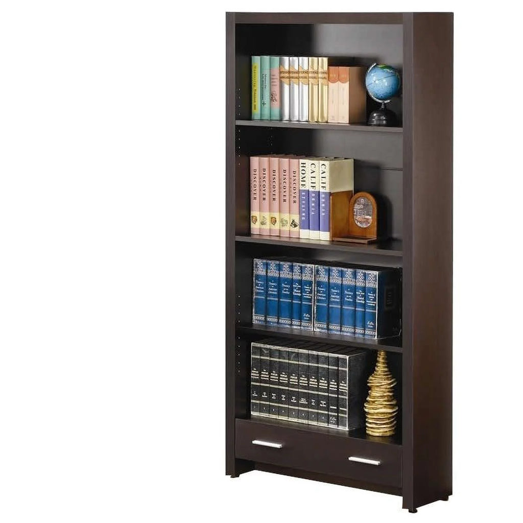 4 Piece Set with Desk Mobile File Cabinet Office Chair and Bookcase L435621