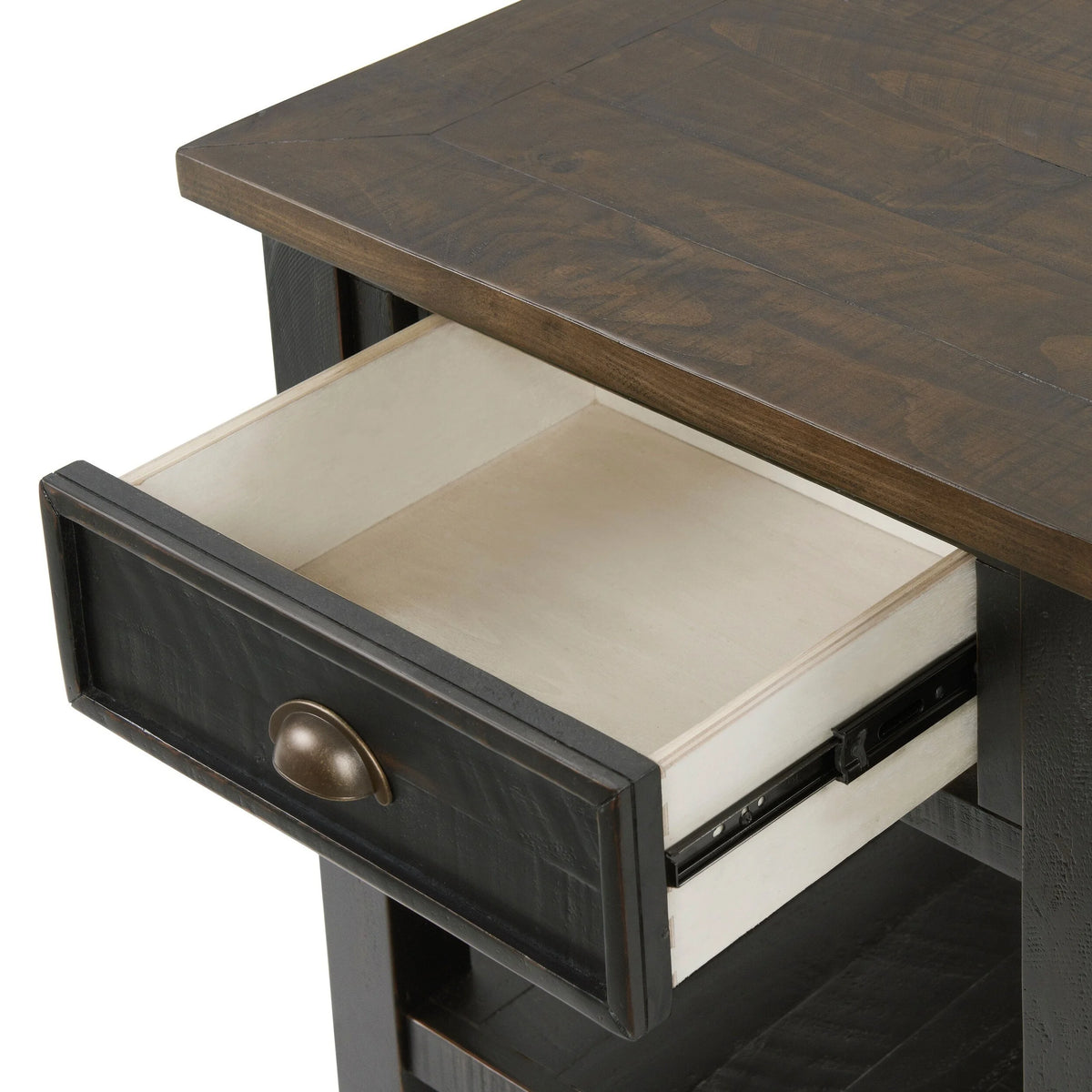 24 Inch End Table with Drawer and Shelf X607