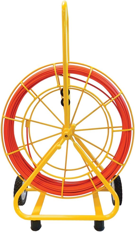 Electrical Fish Tape Duct Rodder with 500 Feet Fiberglass Rod M398
