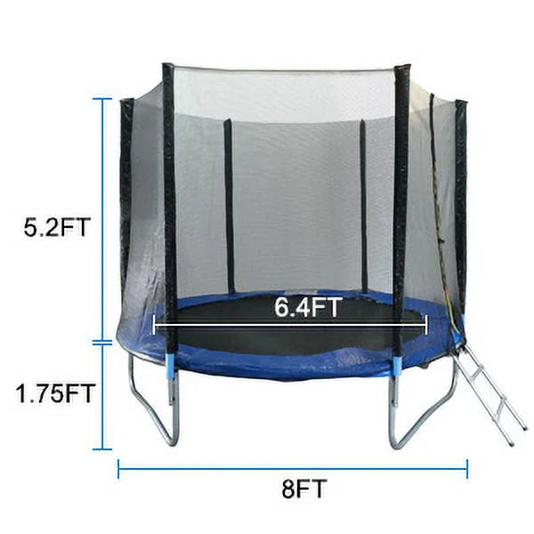 8FT Trampoline E9132