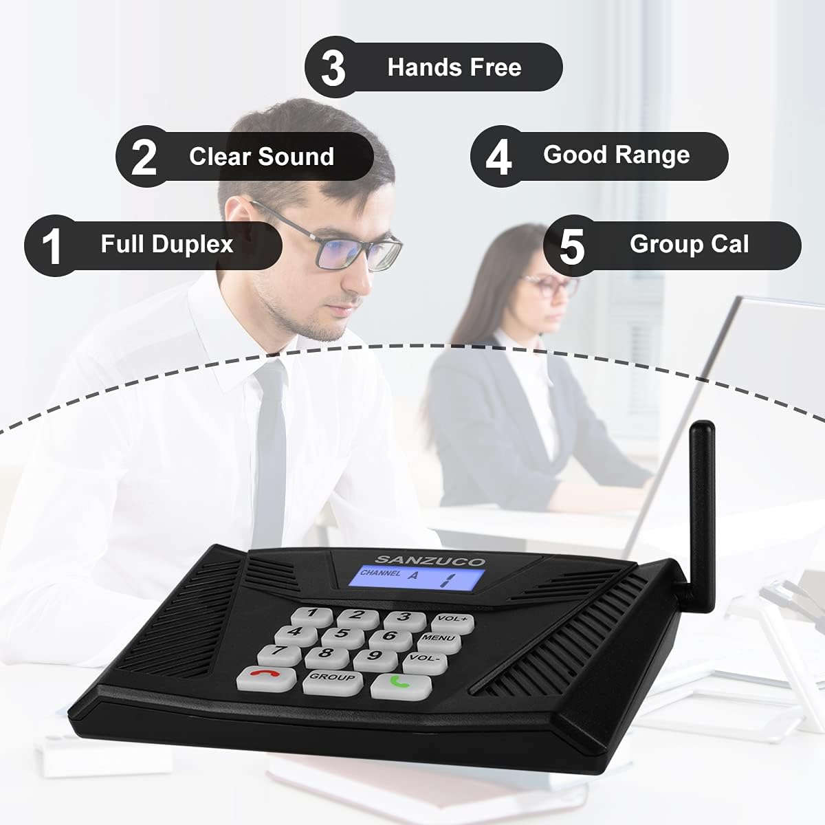 Wireless Intercom System Pack 4 Z68513