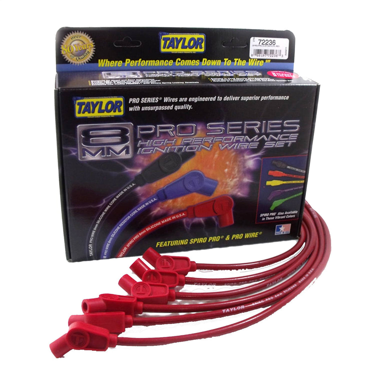8mm Spiro Ignition Wire Set M9683