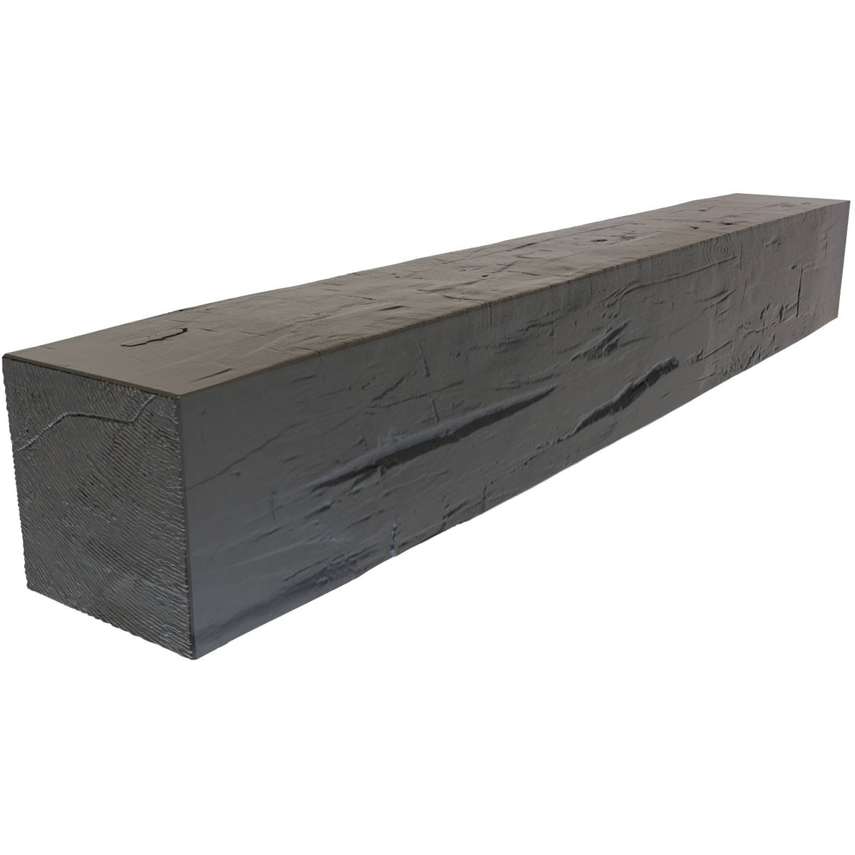 Hand Hewn Faux Wood Fireplace Mantel M602179