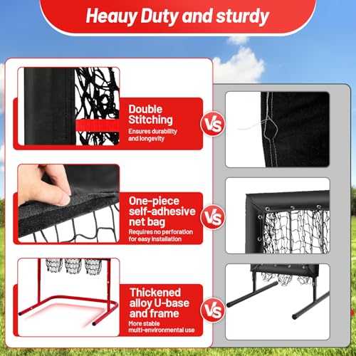 9 Hole Baseball Pitching Net with Strike Zone G4248