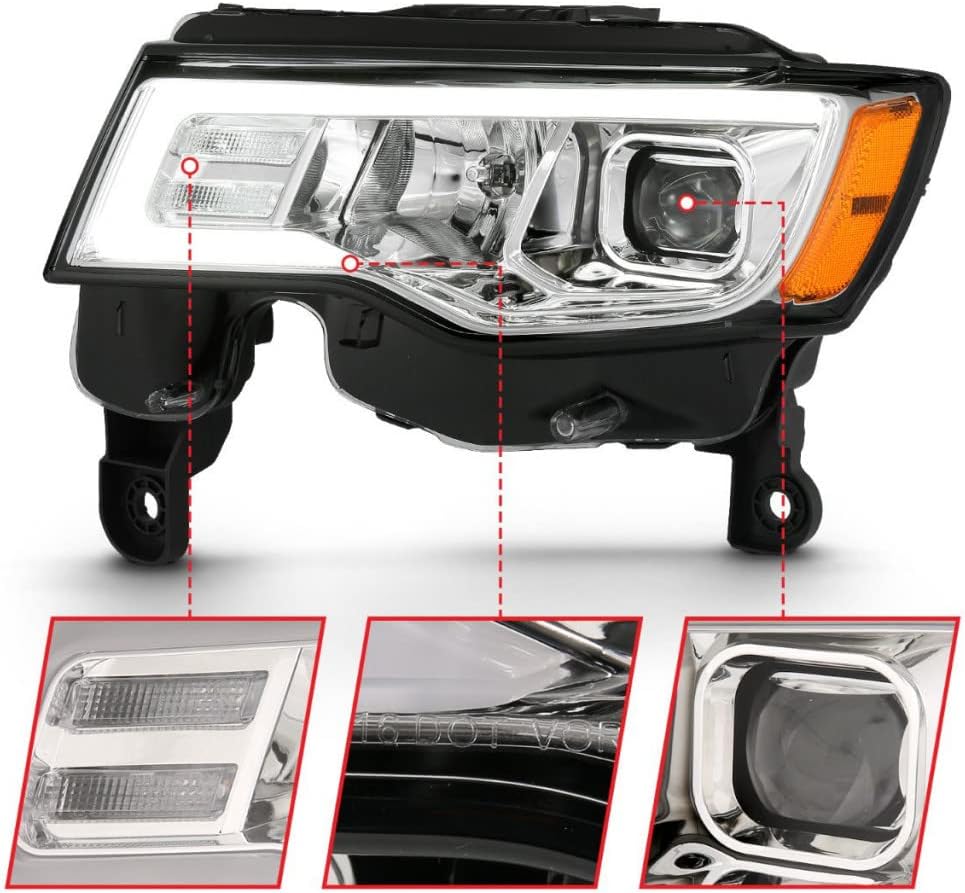 Projector Headlight with Plank Style Switchback B333