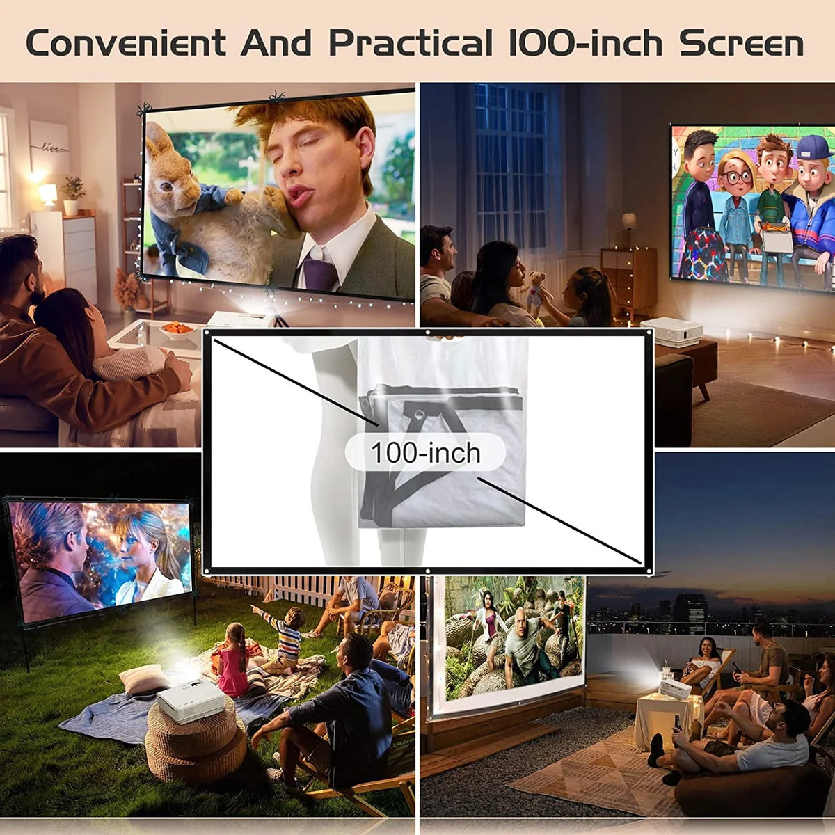 Mini Projector with Bluetooth and 1080P Full HD L885