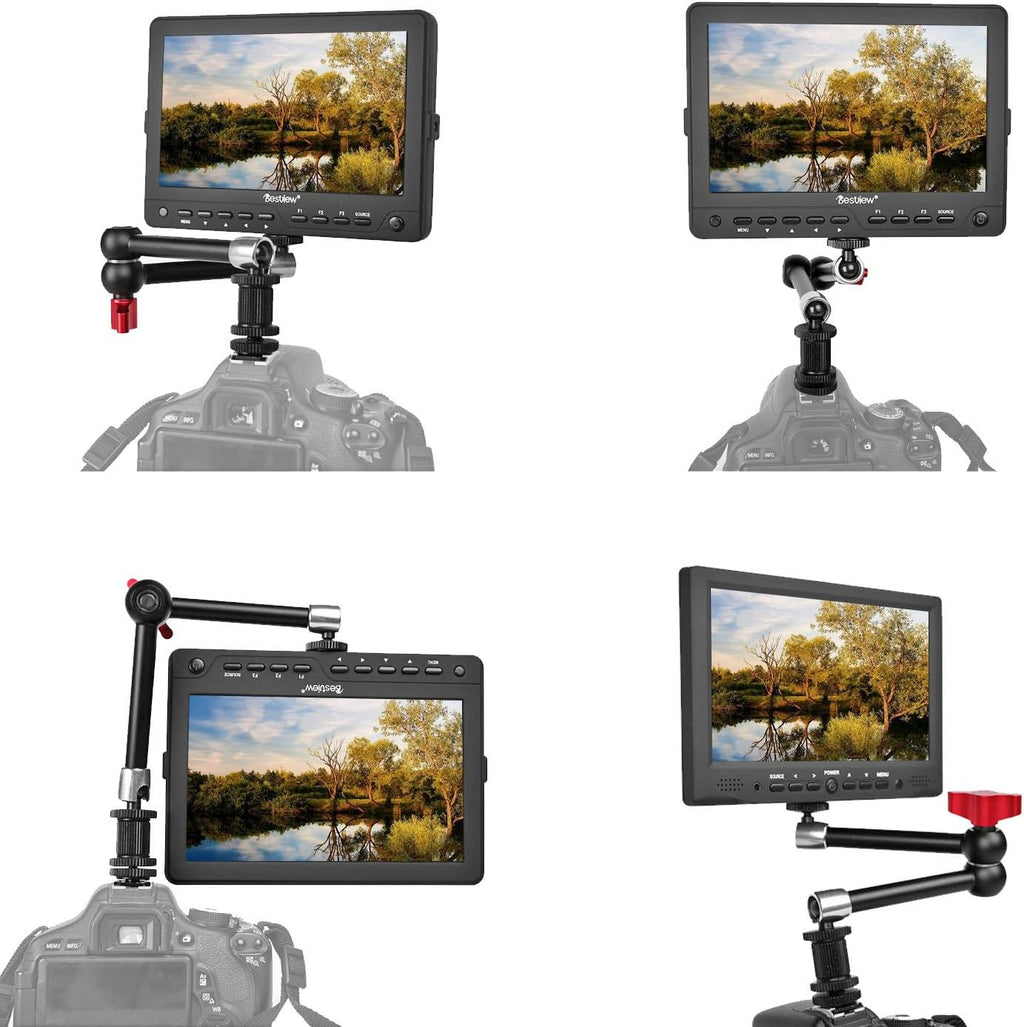 11inch Adjustable Articulating Friction Magic Arm with Large Super Clamp V778076