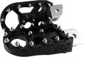 Black Moto Style Footpeg Set U715347