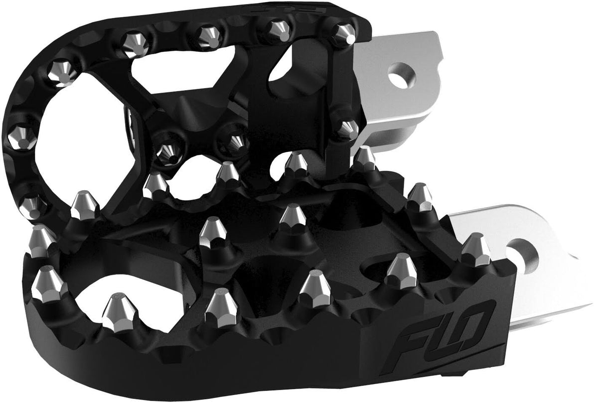 Black Moto Style Footpeg Set U715347