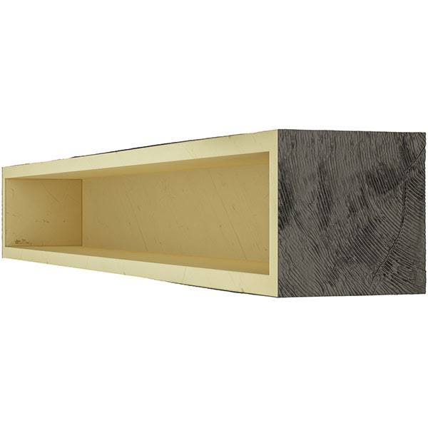 Hand Hewn Faux Wood Fireplace Mantel M602179
