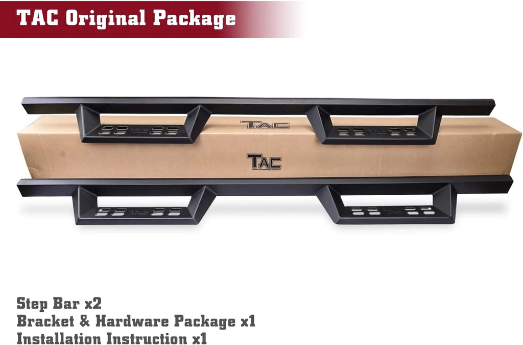 Black 2pcs Running Boards Side Steps R728602