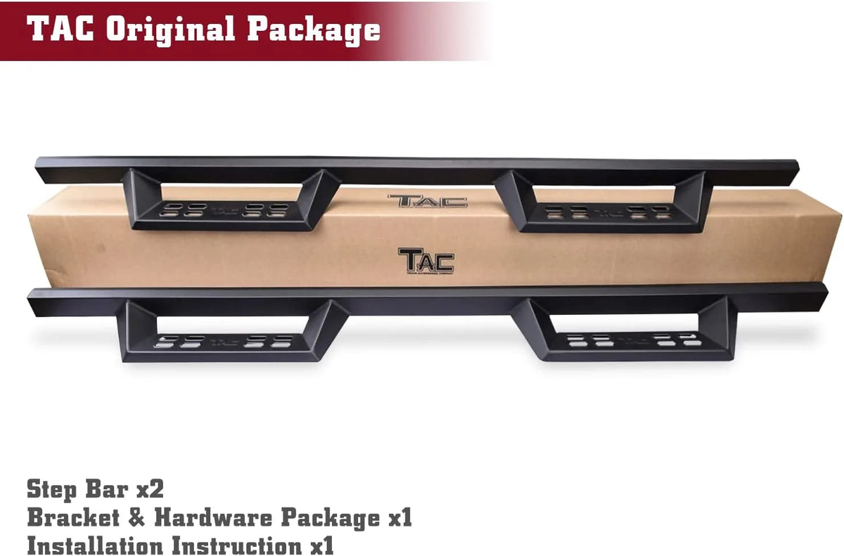 Black 2pcs Running Boards Side Steps R728602