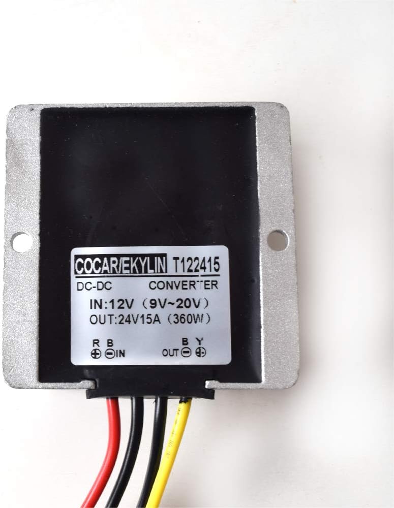 DC 12v to 24v Converter 15A 360W Waterproof Step Up Transformer U362181