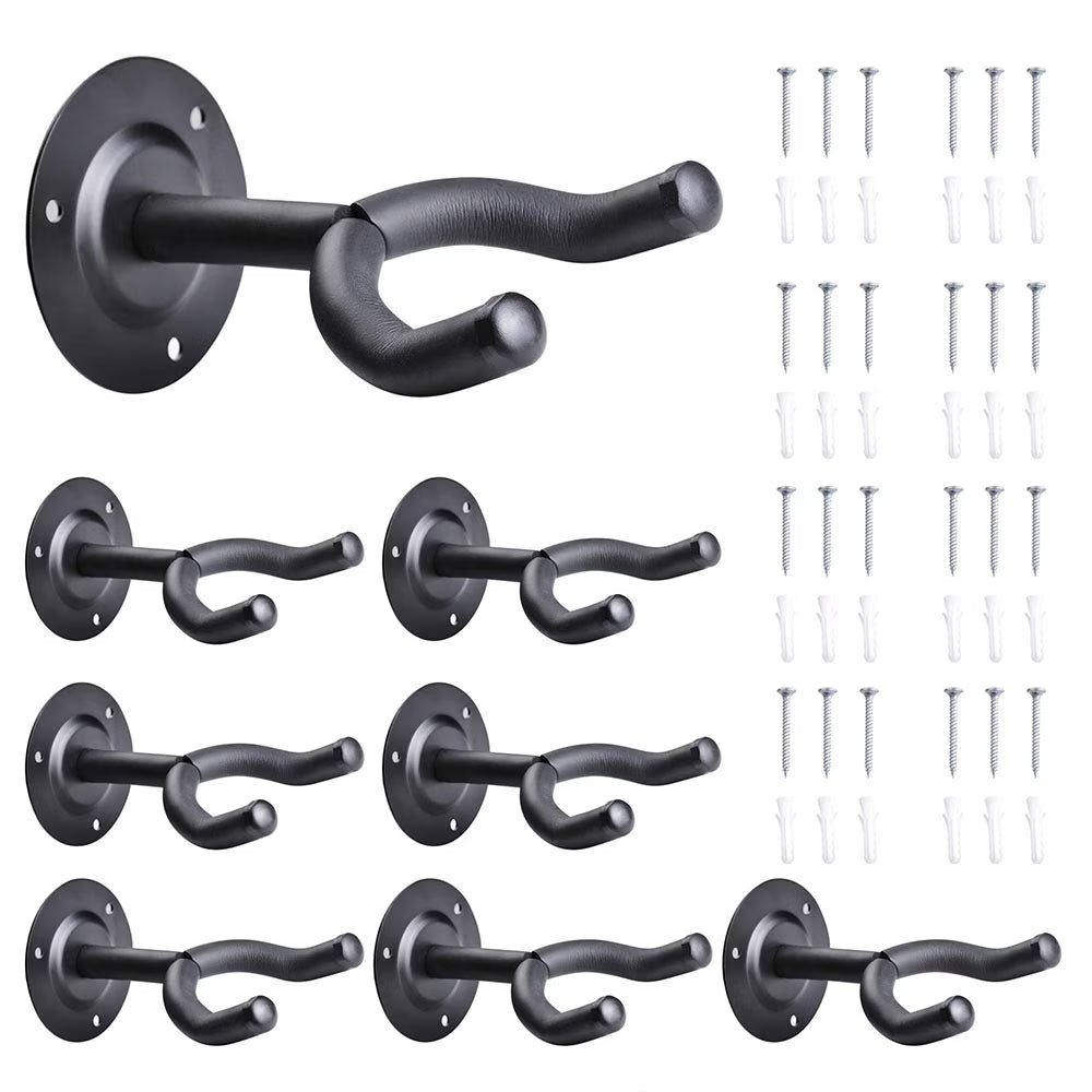 8Pcs Guitar Wall Mount Hanger with Screws H9933