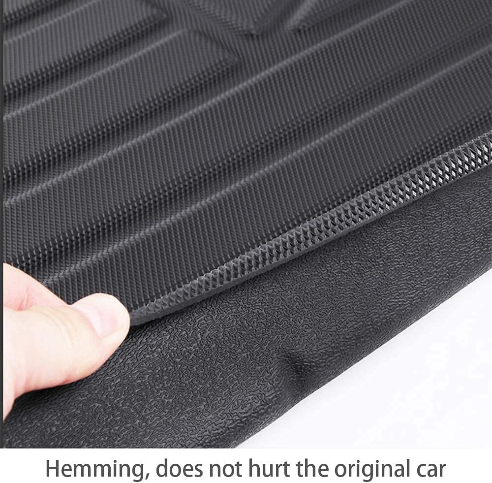 Custom Fit Heavy Duty Rubber Trunk Liner Tray Pack of 2 D2866