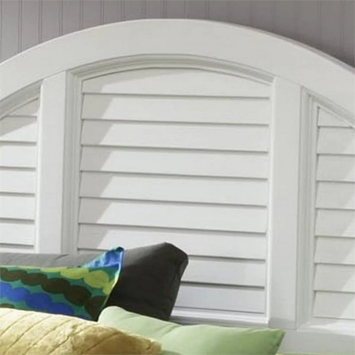 Queen Headboard in Off White Q640457