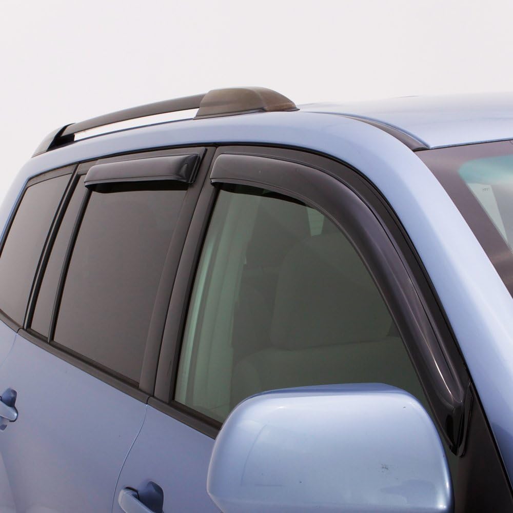 4-Piece Dark Smoke Side Window Deflector T626