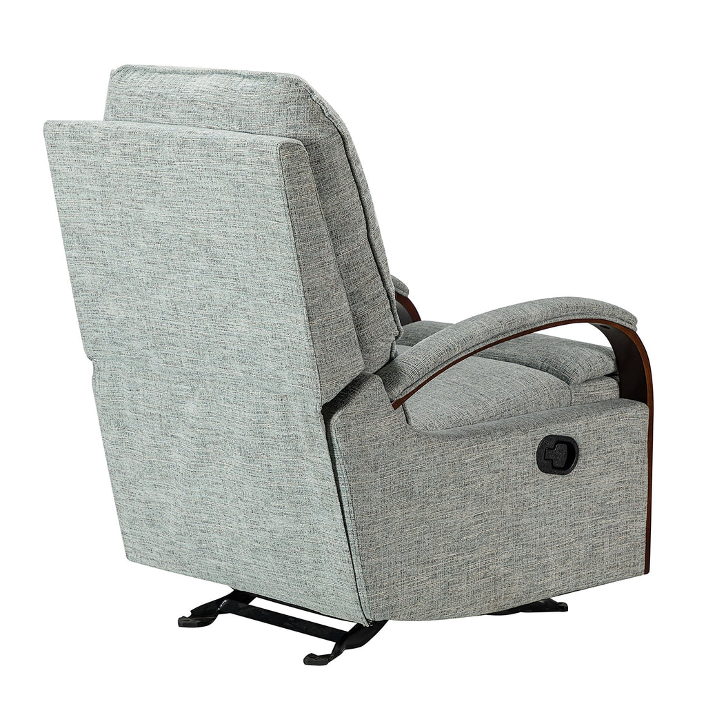 Sage Upholstered Rocking Recliner Chair with Metal Base S319