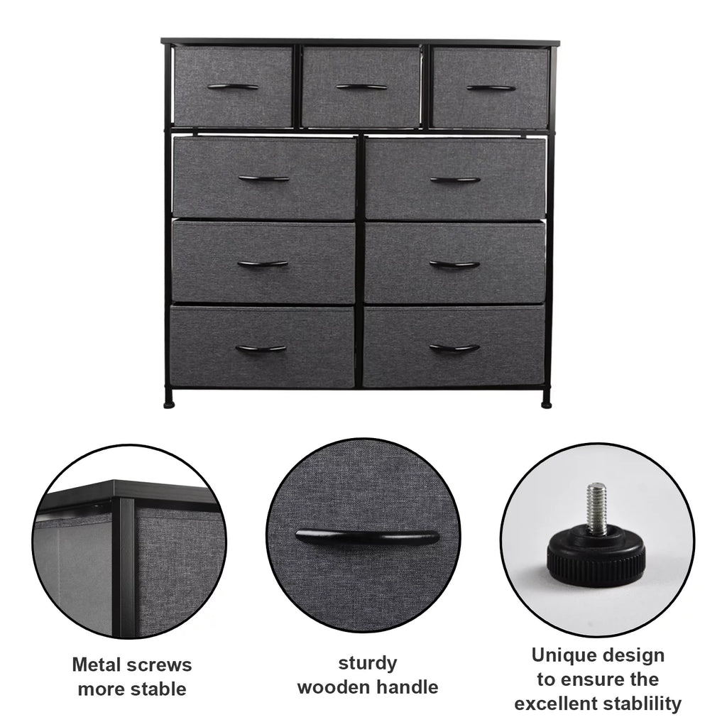 5 Drawer Fabric Dresser Storage Tower A34011