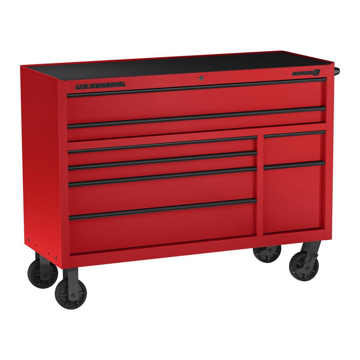 56 in. x 22 in. Red Roll Cab B449383