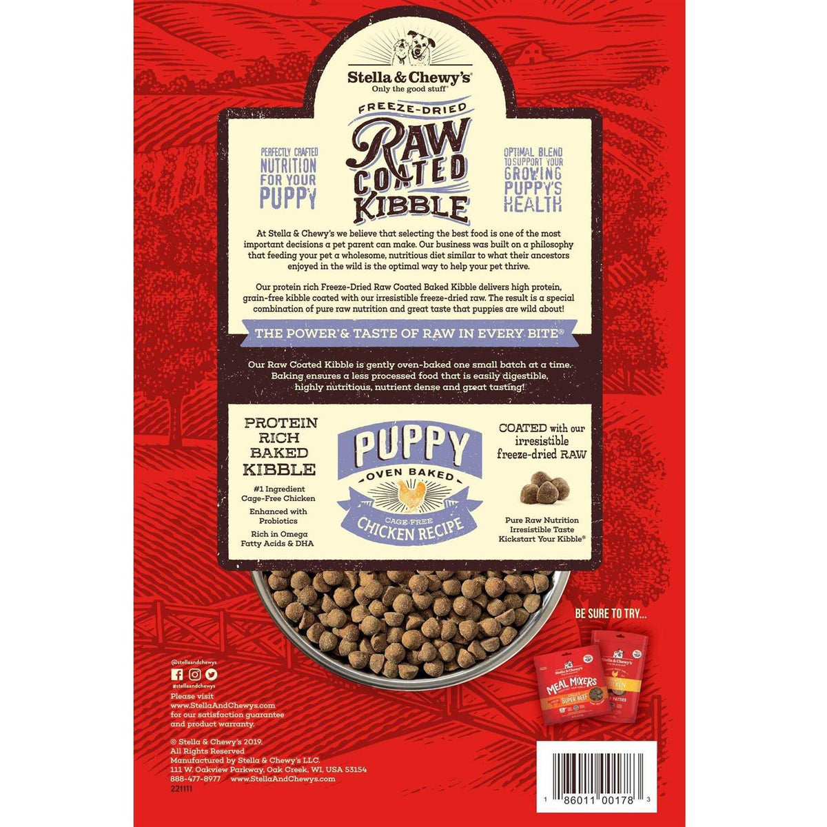 Puppy Raw Coated Kibble M479717