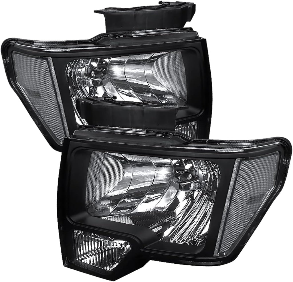 Euro Black Headlights Pair U913