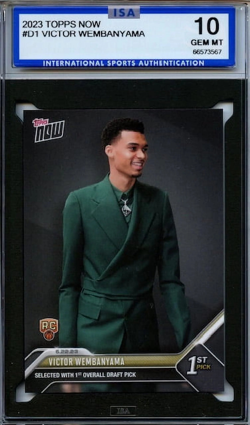Victor Wembanyama Rookie Card Graded Cards W88027