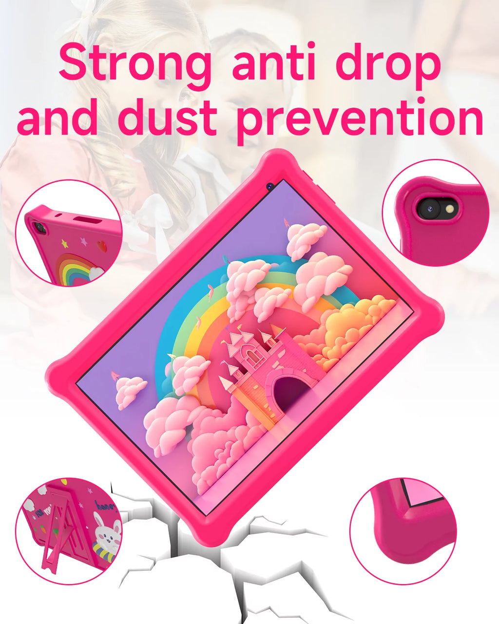 10 inch Android 12 Kids Tablet 32GB with Shockproof Case J35056