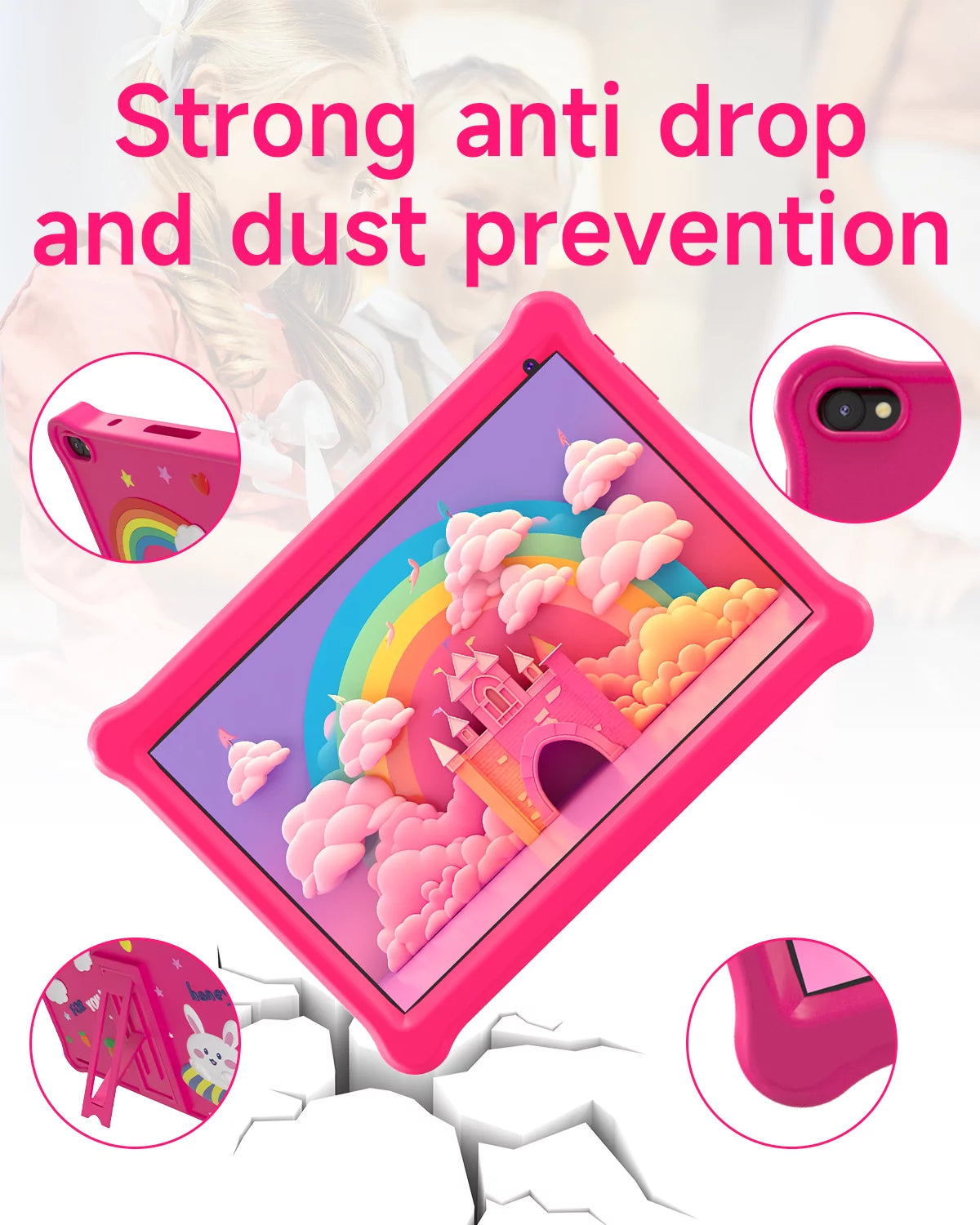 10 inch Android 12 Kids Tablet 32GB with Shockproof Case J35056