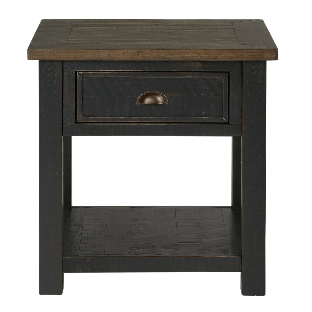 24 Inch End Table with Drawer and Shelf X607
