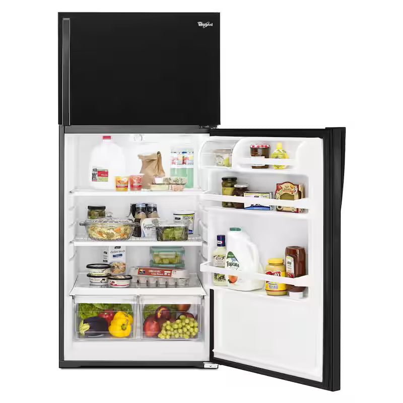 Black Top Freezer Refrigerator Q7784