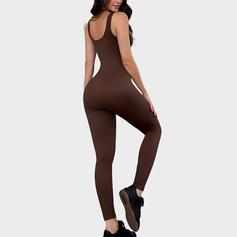 Square Neck Sport Jumpsuit A512588
