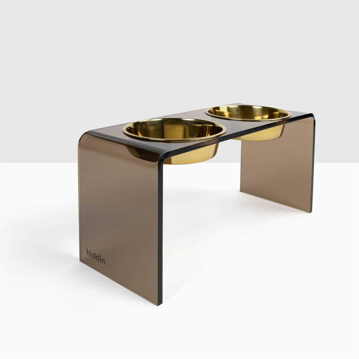 Acrylic Double Bowl Elevated Pet Feeder N758